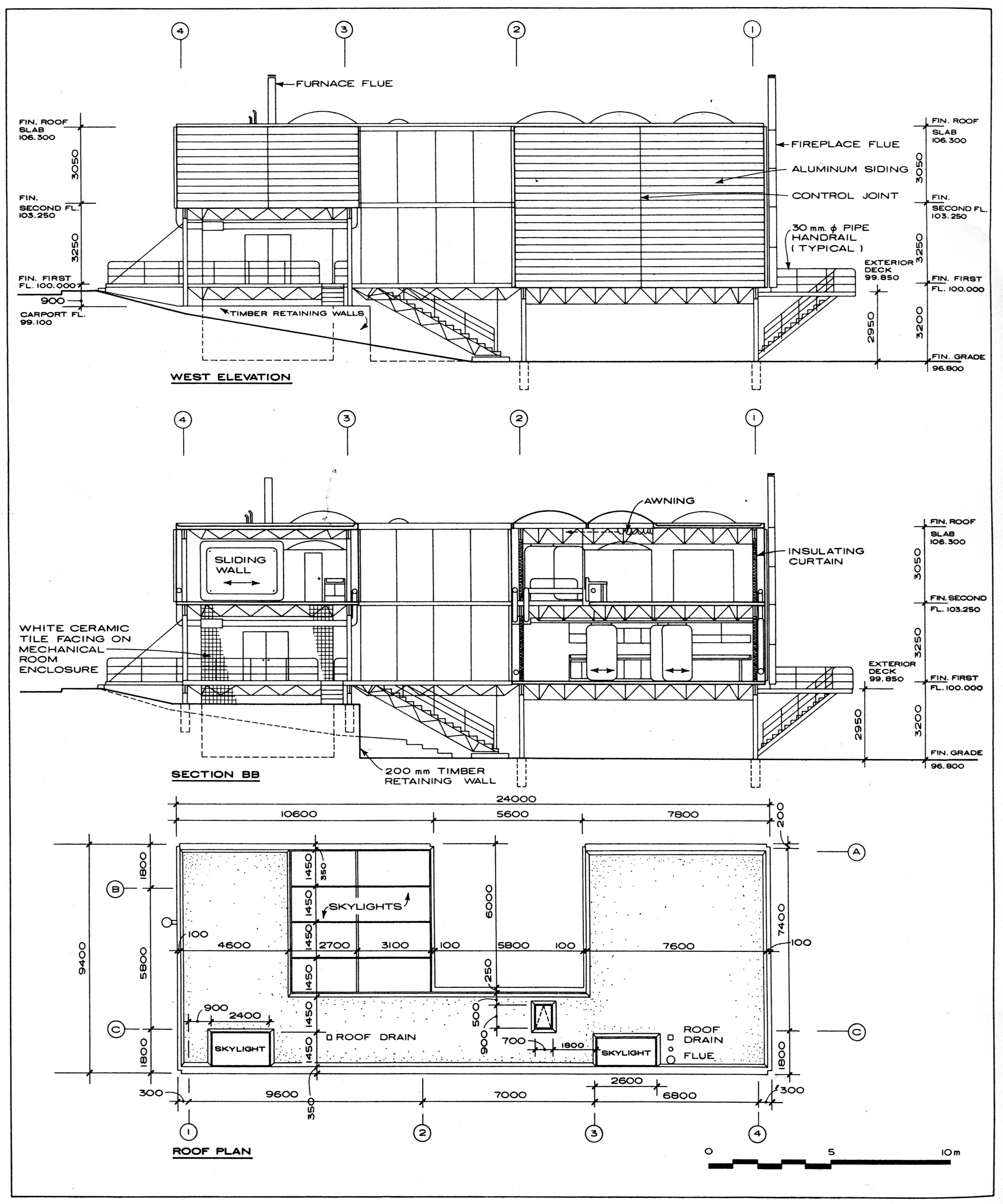 plans and elevations