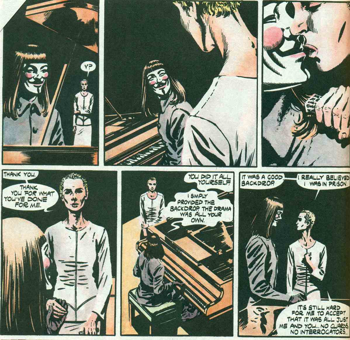 V For Vendetta Graphic Novel Evey